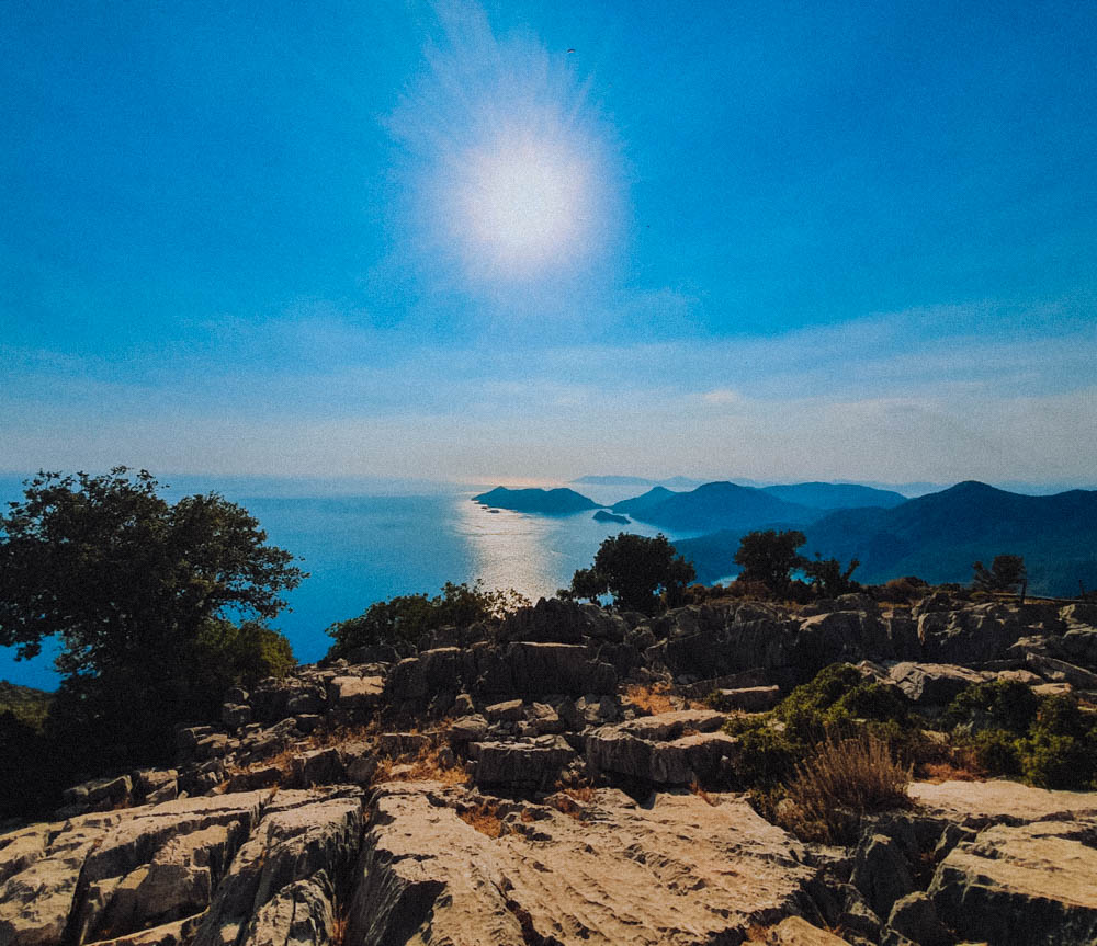 The mountain top of Babadag on the Lycian Way 