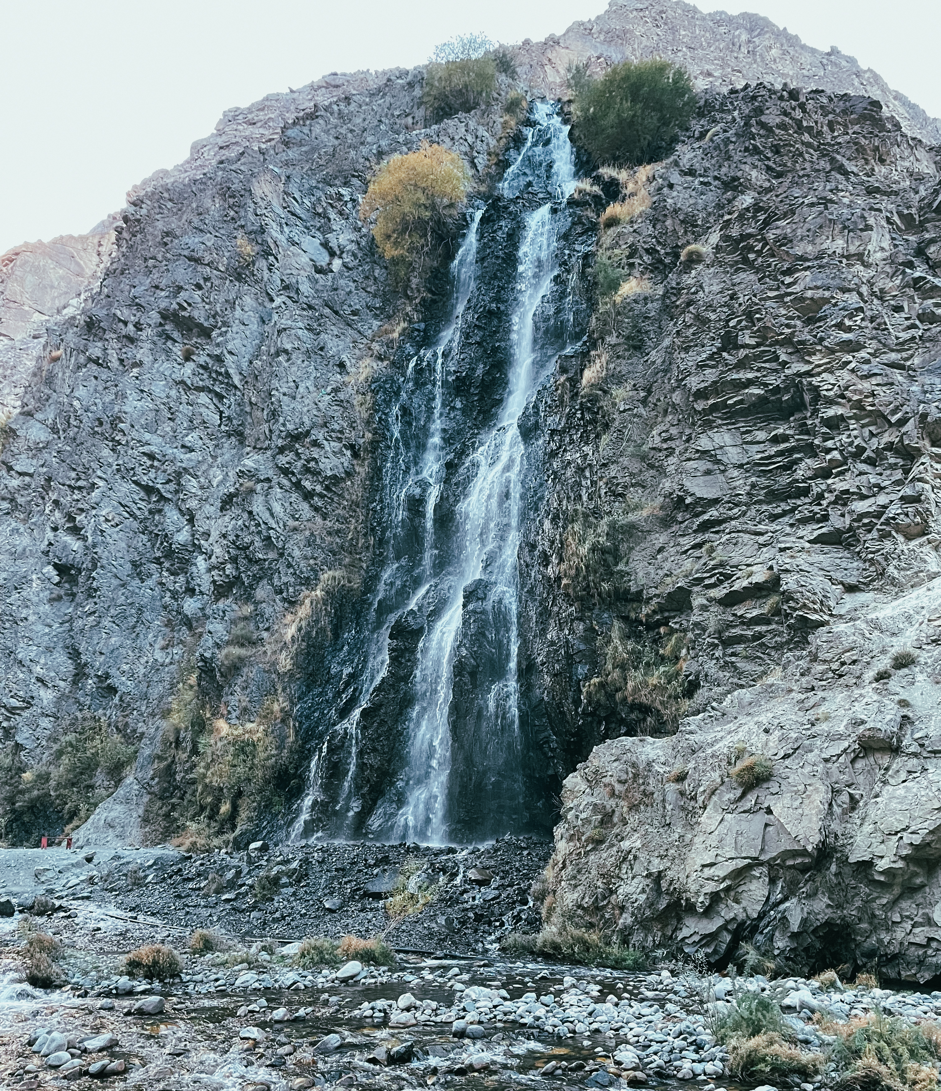 A picture of Manthokha Waterfall in Skardu, Pakistan